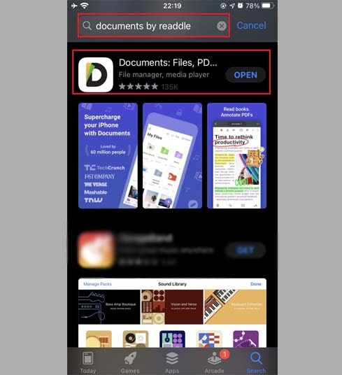 Install Documents by Readdle