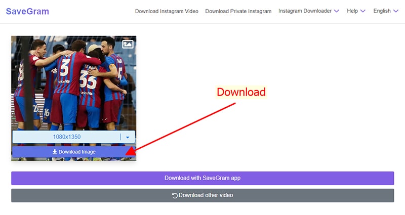 Download Instagram videos and photos using SaveGram